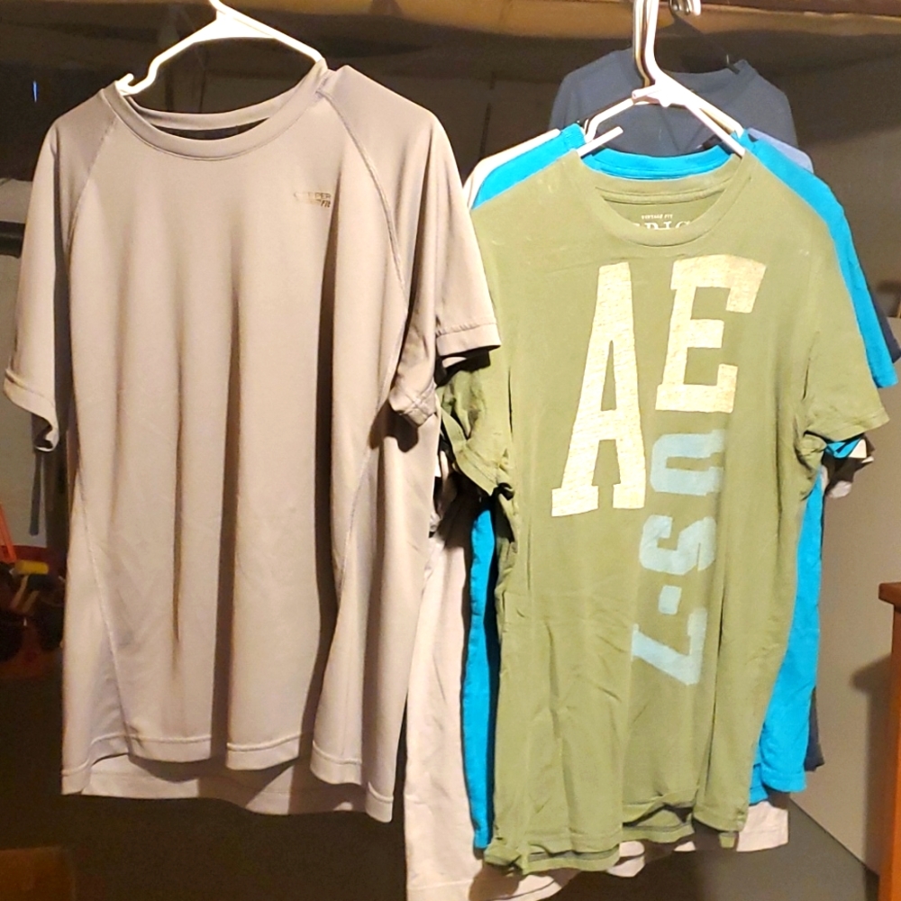 Men's UA, Aeropostale, AE, Copper Fit shirt lot